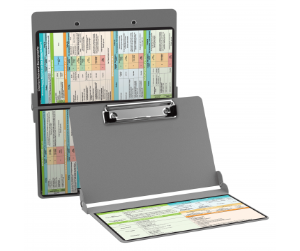 WhiteCoat Clipboard® - Silver Ovarian/Adnexal Sonography Edition